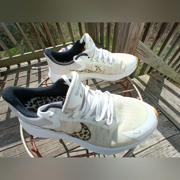 Nike Winflo 8 Premium White Leopard Women's Shoes - Picture 6 of 14